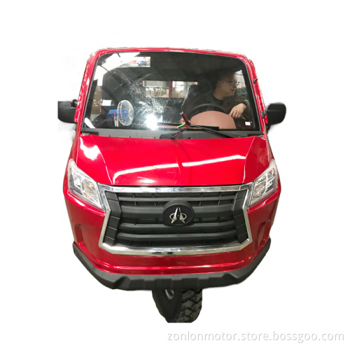 Economical and practical motor tricycle with driver's cab